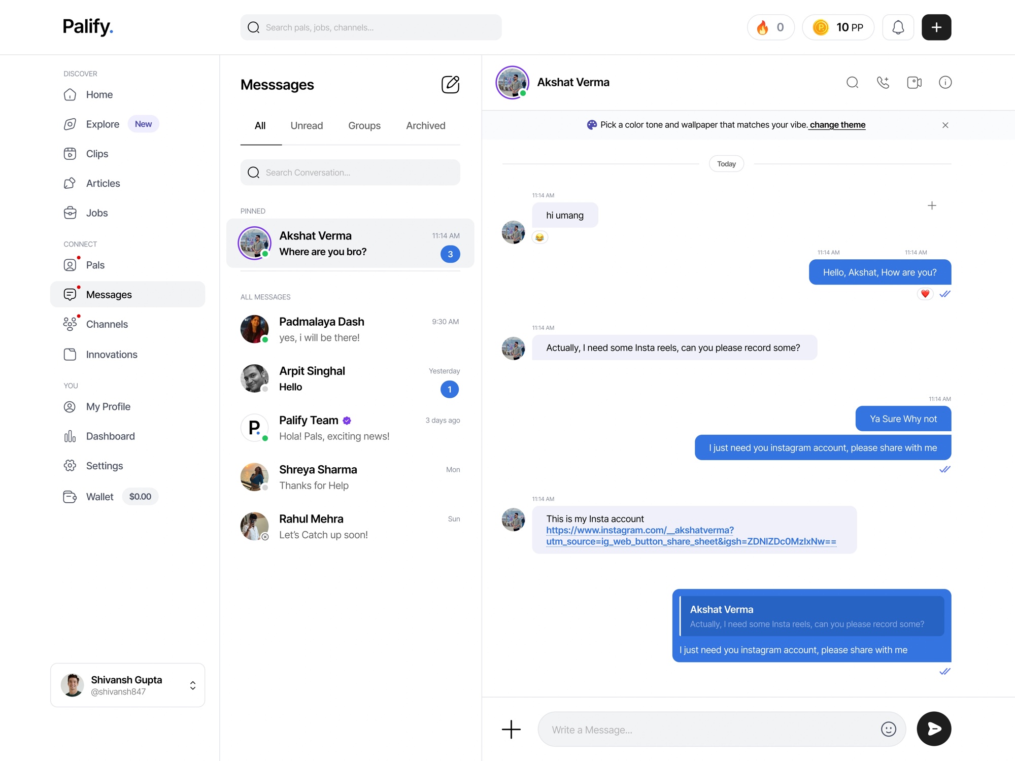 Messaging