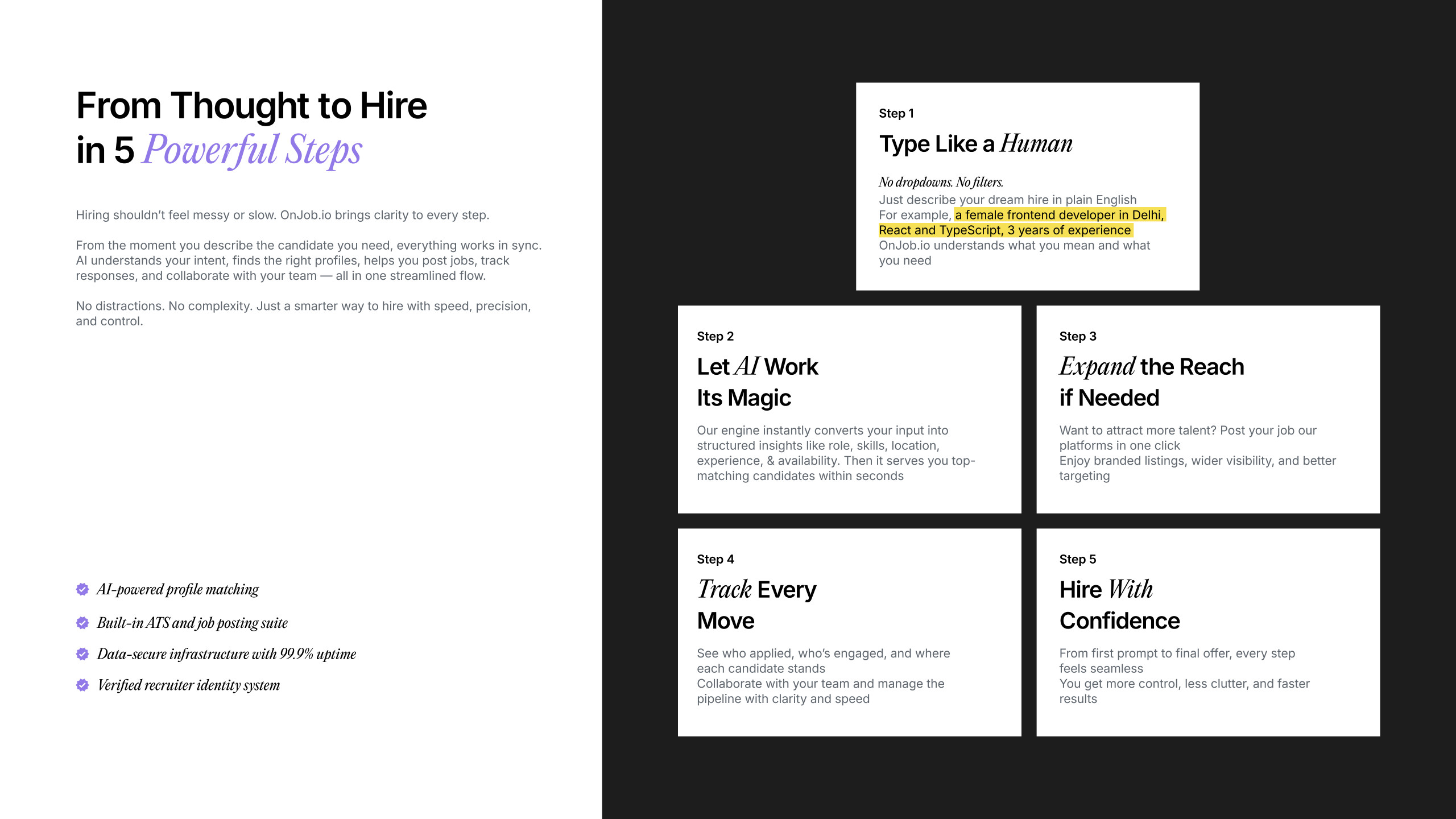 OnJob.io — Brochure — slide 4