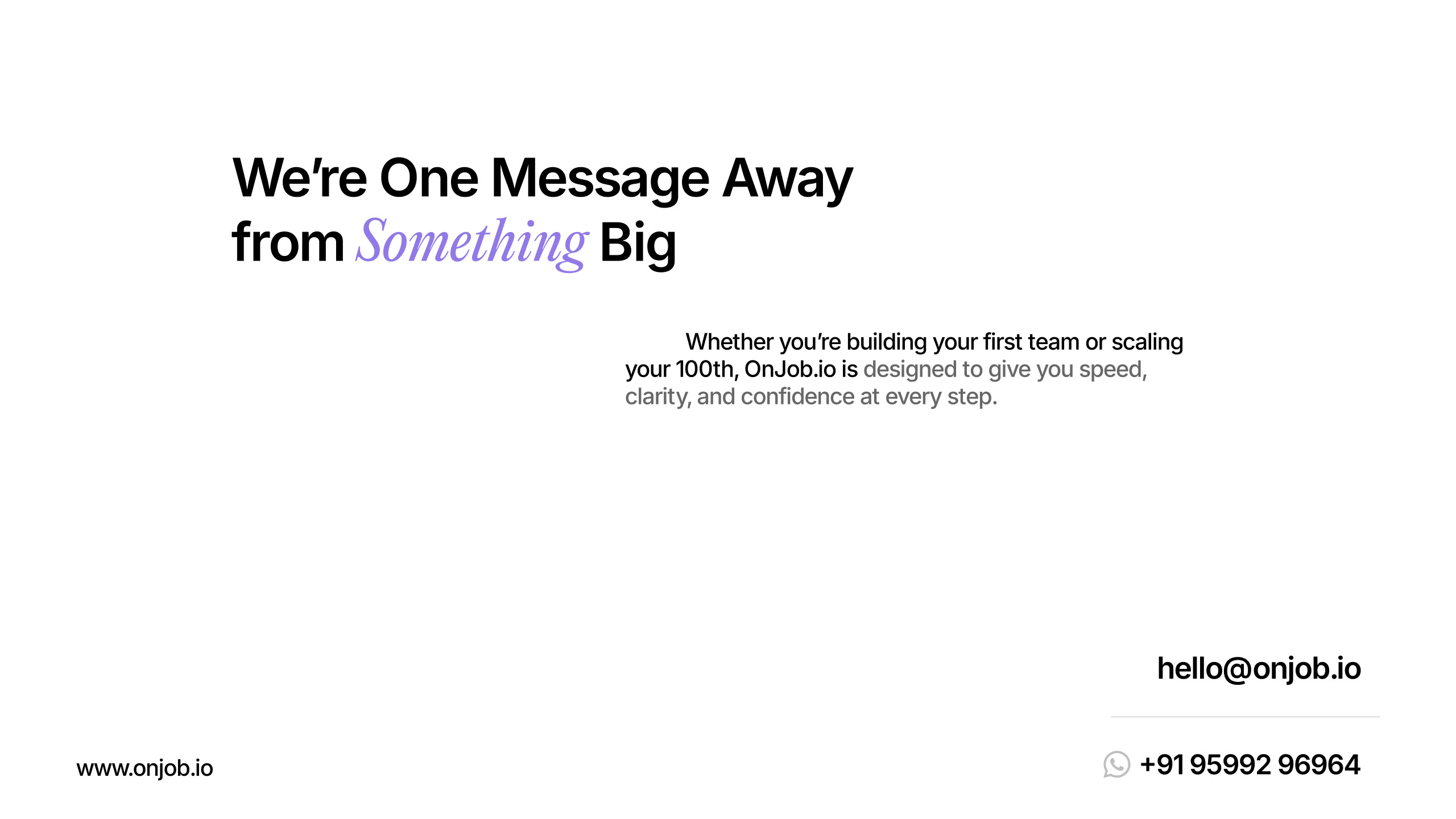OnJob.io — Brochure — slide 9